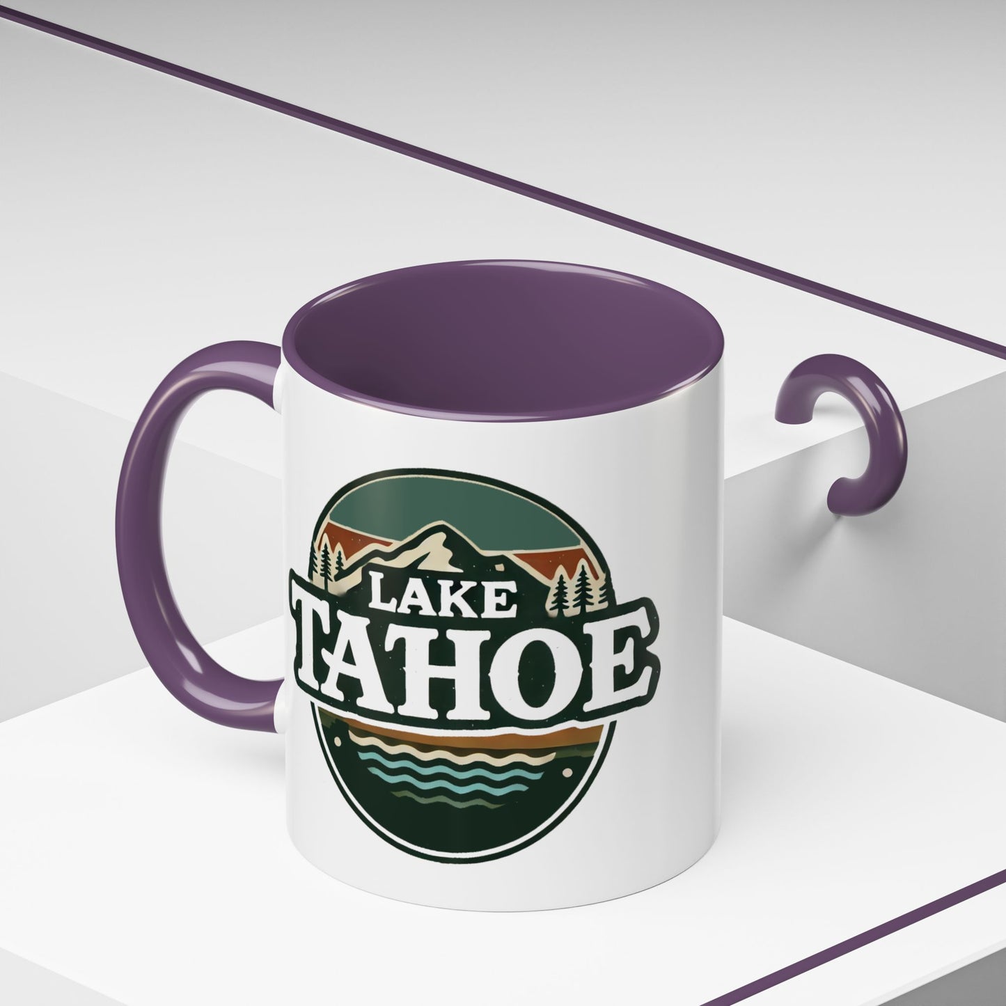 Vintage Lake Tahoe Accent Coffee Mug