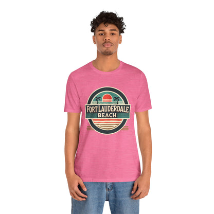 Vintage Fort Lauderdale Unisex Jersey Short Sleeve Tee