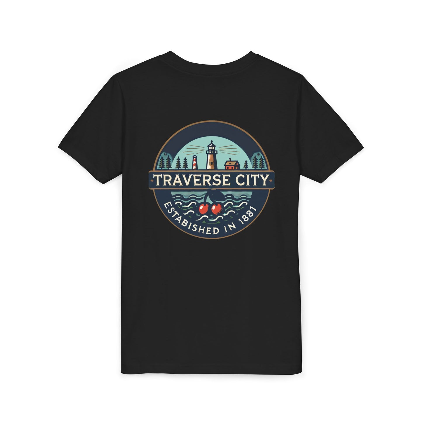Vintage Traverse City Unisex Youth Short Sleeve Tee