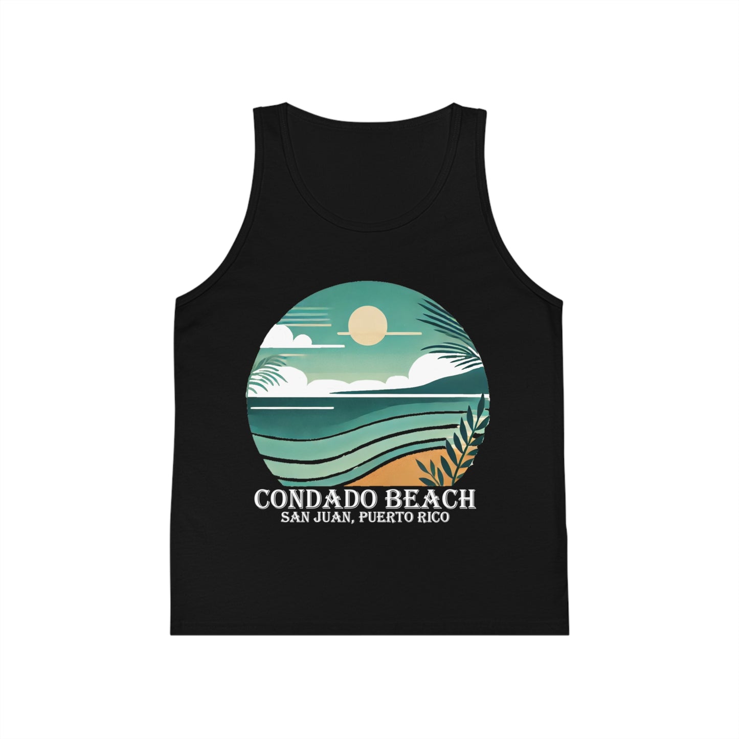 Coastal Vibes Condado Beach Unisex Kids Jersey Tank Top