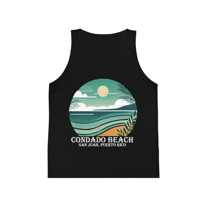 Coastal Vibes Condado Beach Unisex Kids Jersey Tank Top