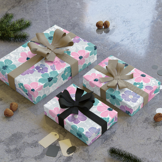 Vibrant Floral Wrapping Paper