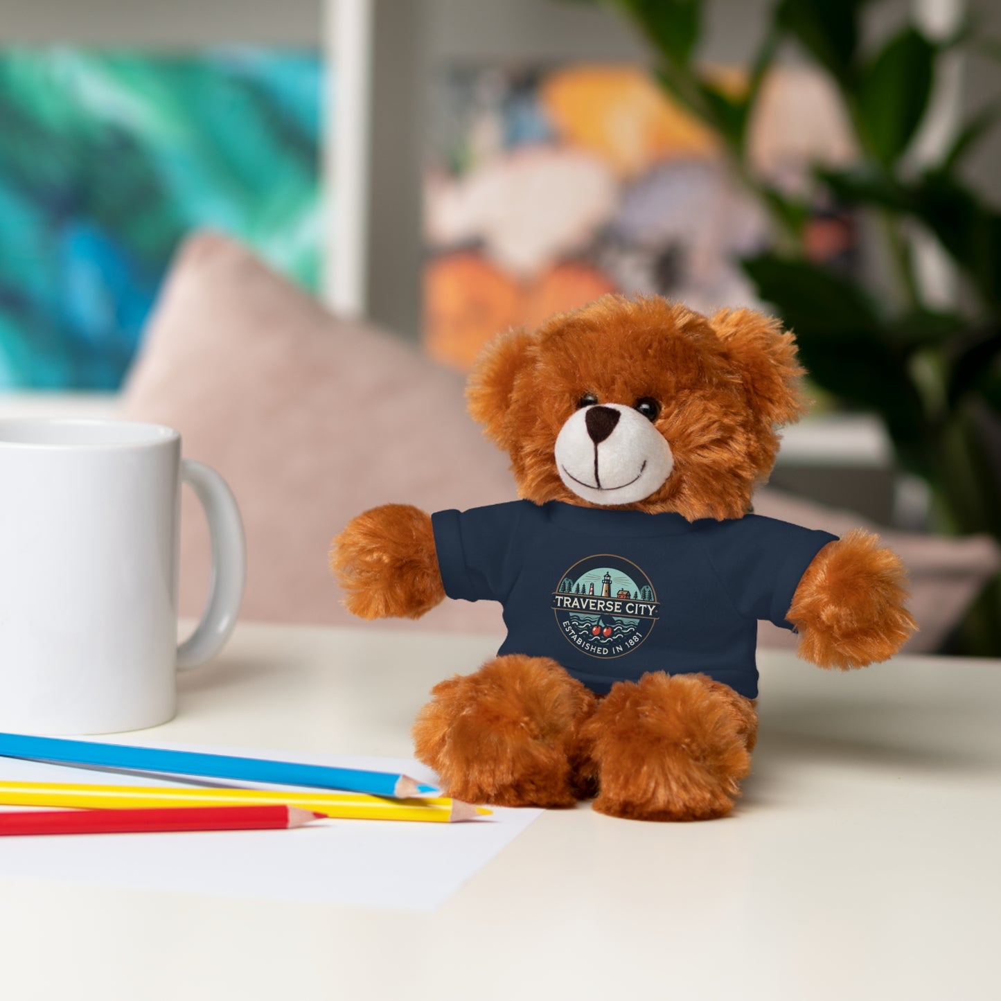 Vintage Traverse City Stuffed Animals with Tee