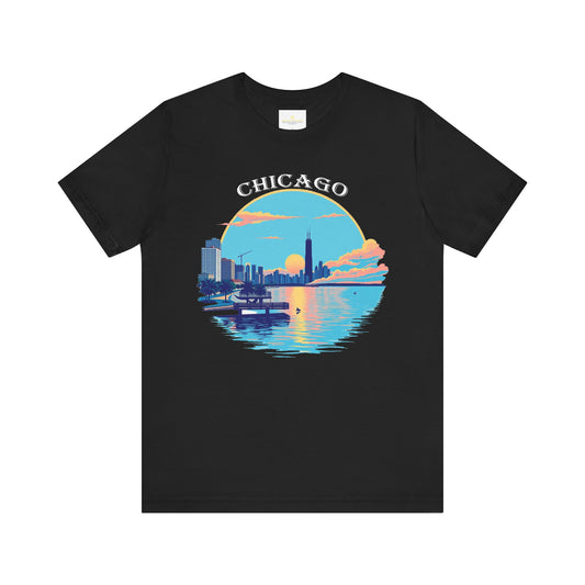 Retro Chicago Unisex Jersey Short Sleeve Tee