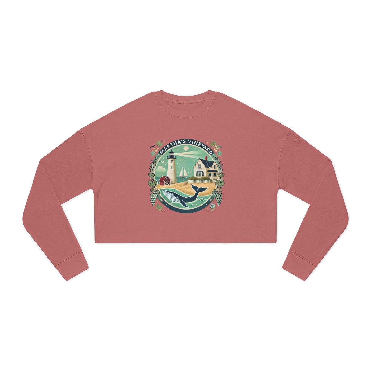 Vintage Martha's Vineyard Women's Cropped Sweatshirt