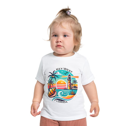 Vibrant Key West Baby Short Sleeve T-Shirt