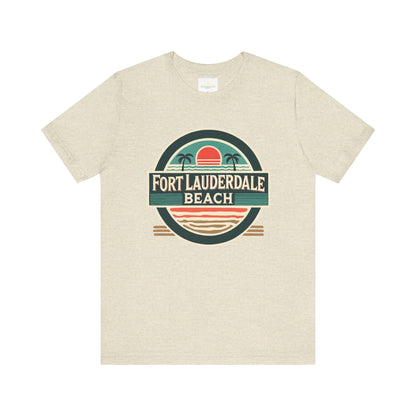 Vintage Fort Lauderdale Unisex Jersey Short Sleeve Tee