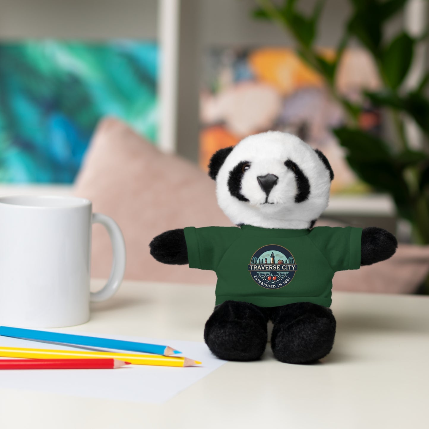 Vintage Traverse City Stuffed Animals with Tee