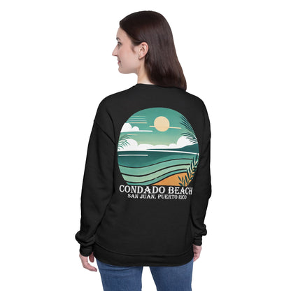 Coastal Vibes Condado Beach Unisex Drop Shoulder Sweatshirt