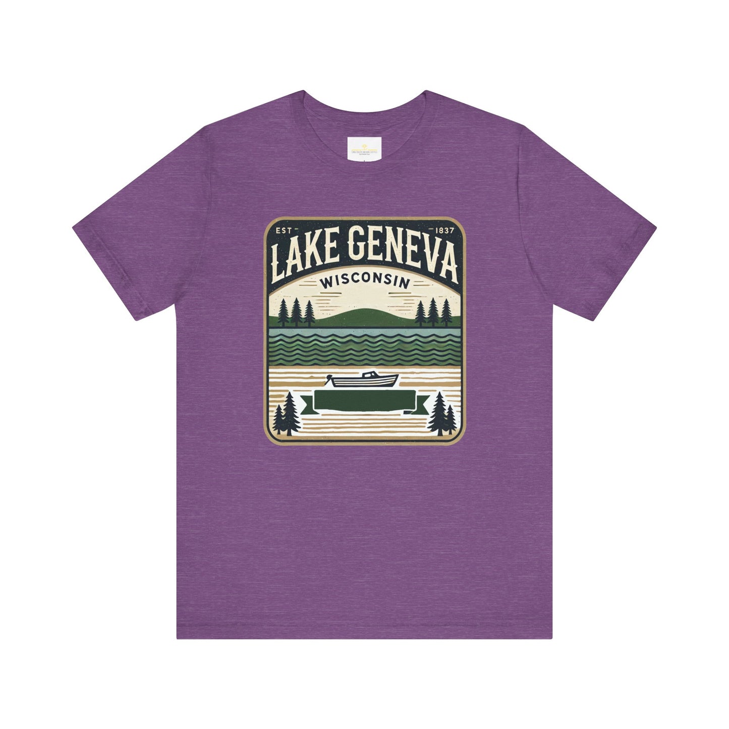 Vintage Lake Geneva Unisex Jersey Short Sleeve Tee