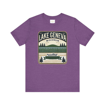 Vintage Lake Geneva Unisex Jersey Short Sleeve Tee