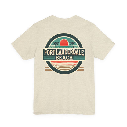 Vintage Fort Lauderdale Unisex Jersey Short Sleeve Tee