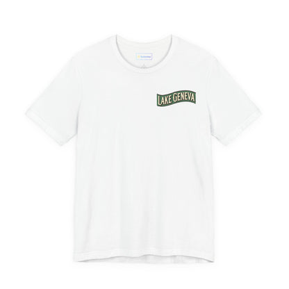 Retro Lake Geneva Unisex Jersey Short Sleeve Tee