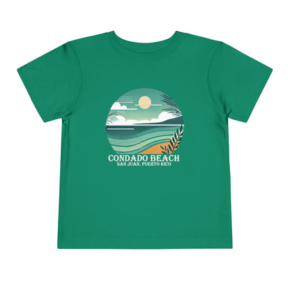 Coastal Vibes Condado Beach Unisex Toddler Short Sleeve Tee