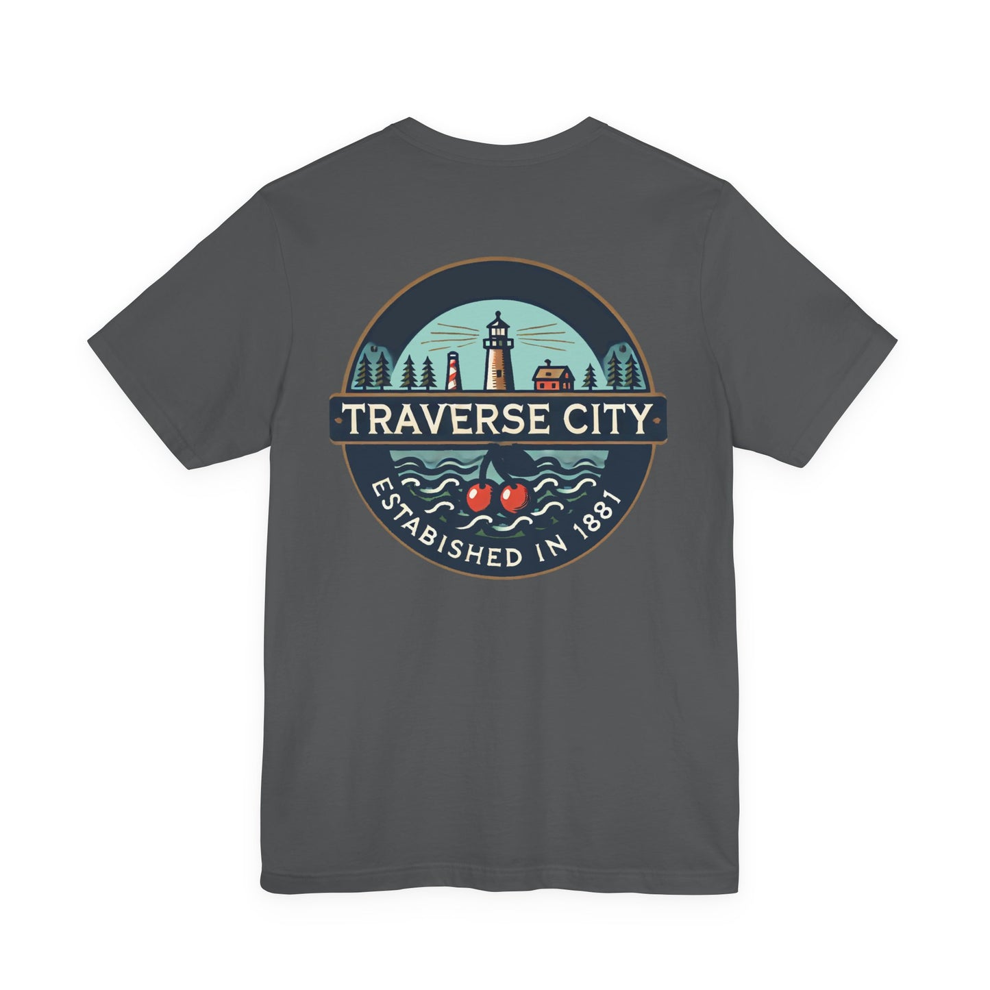 Vintage Traverse City Unisex Jersey Short Sleeve Tee