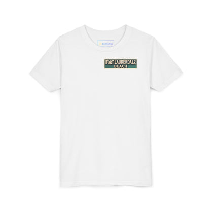 Vintage Fort Lauderdale Unisex Youth Short Sleeve Tee