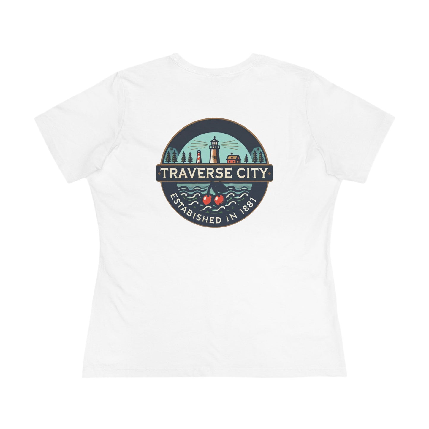 Vintage Traverse City Women's Cotton Tee