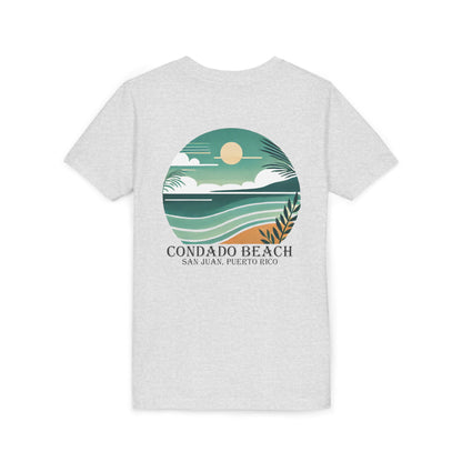 Coastal Vibes Condado Beach Unisex Youth Short Sleeve Tee