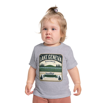 Vintage Lake Geneva Unisex Baby Short Sleeve T-Shirt