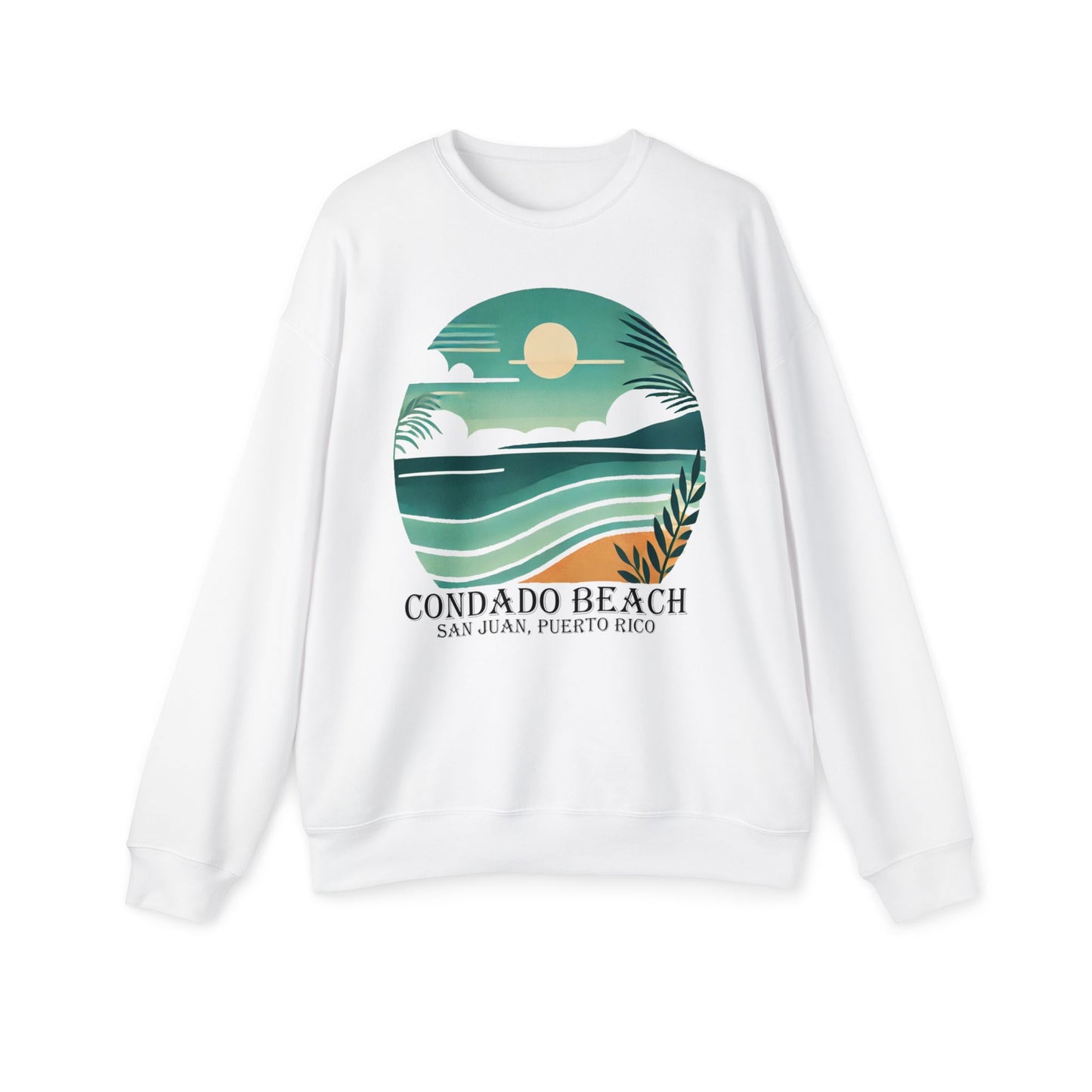 Coastal Vibes Condado Beach Unisex Drop Shoulder Sweatshirt