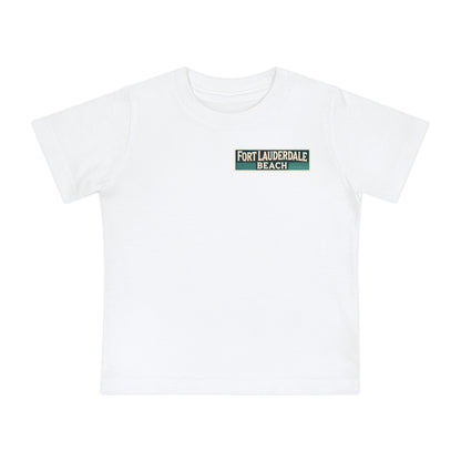 Vintage Fort Lauderdale Unisex Baby Short Sleeve T-Shirt