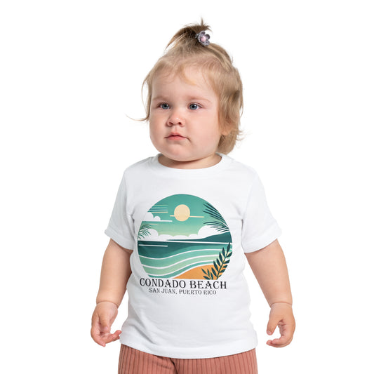 Coastal Vibes Condado Beach Unisex Baby Short Sleeve T-Shirt