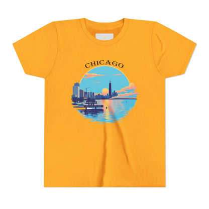 Retro Chicago Unisex Youth Short Sleeve Tee