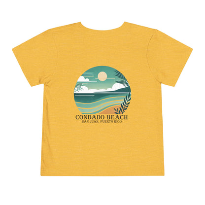Coastal Vibes Condado Beach Unisex Toddler Short Sleeve Tee