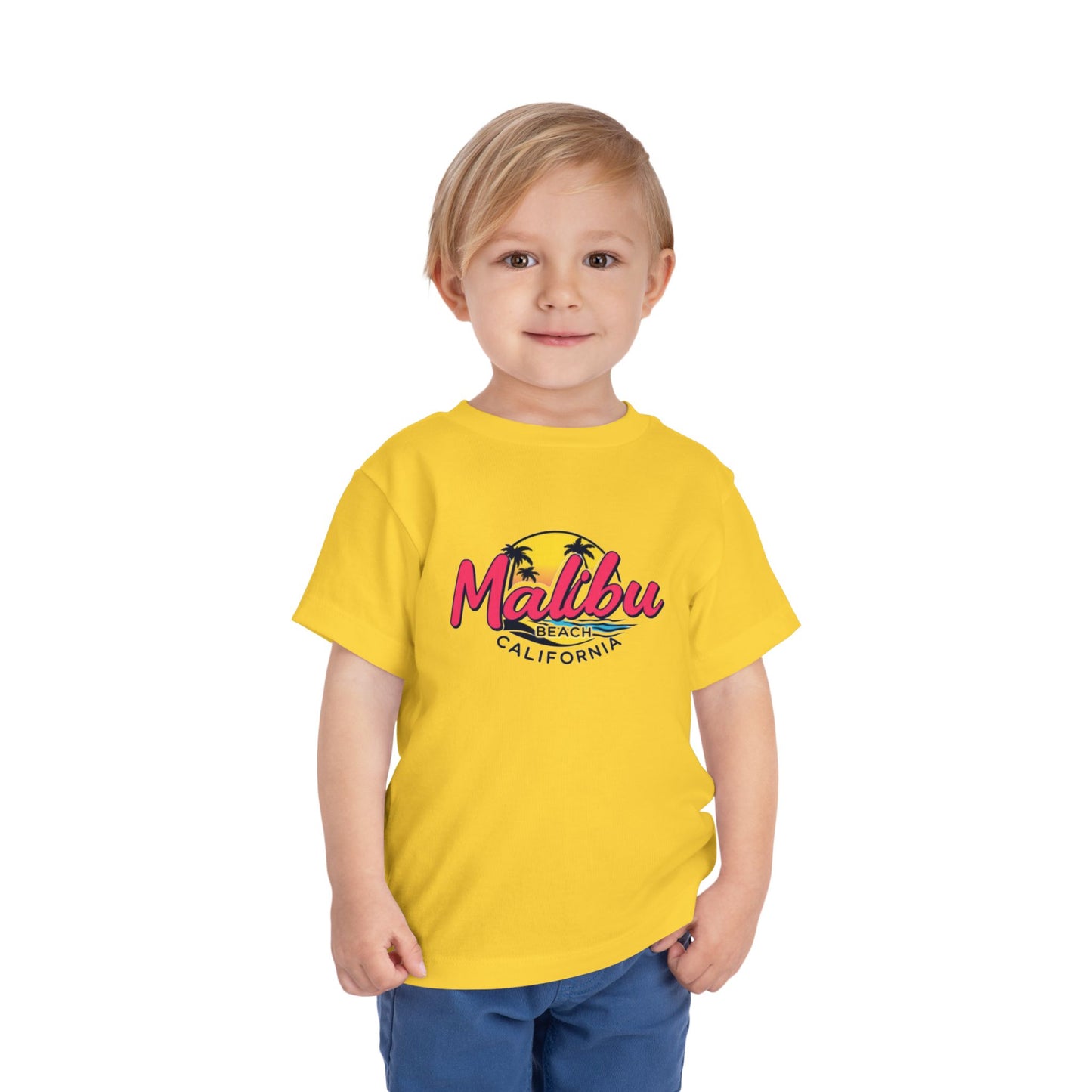 Retro Malibu Unisex Toddler Short Sleeve Tee