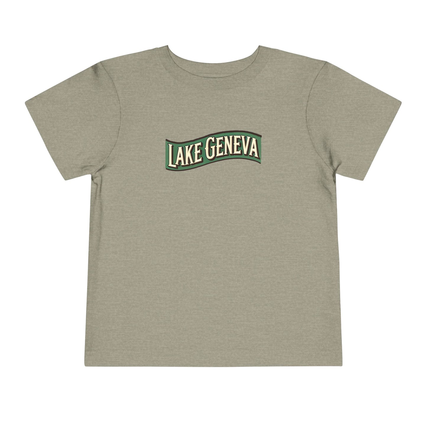 Retro Lake Geneva Unisex Toddler Short Sleeve Tee
