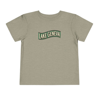 Retro Lake Geneva Unisex Toddler Short Sleeve Tee