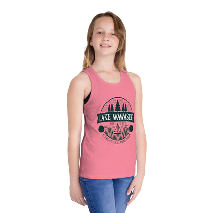 Vintage Lake Wawasee Unisex Kids Jersey Tank Top