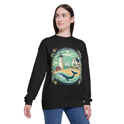 Vintage Martha's Vineyard Drop Shoulder Sweatshirt