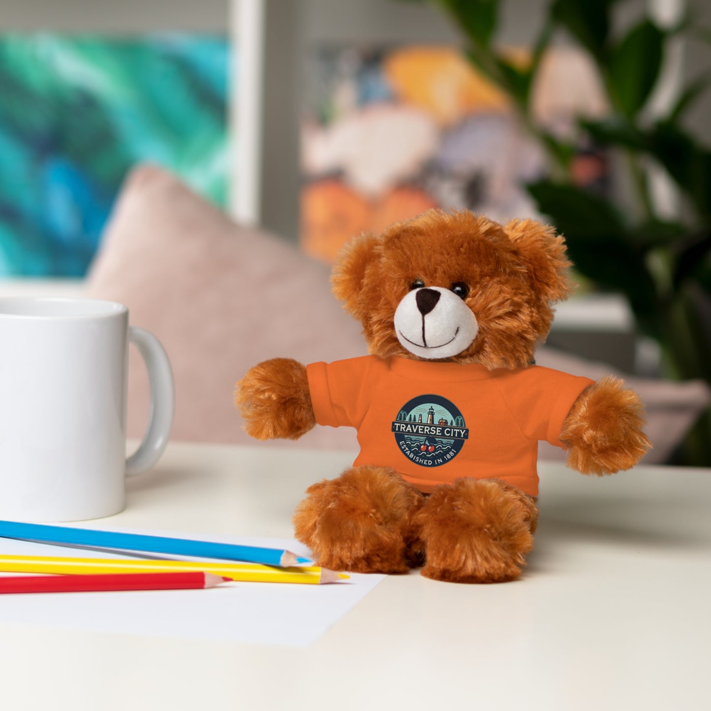 Vintage Traverse City Stuffed Animals with Tee