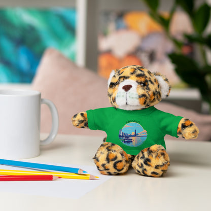 Retro Chicago Sunset Stuffed Animals with Tee