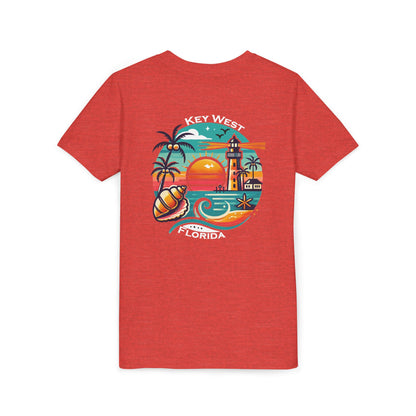 Vibrant Key West Youth Short Sleeve Tee