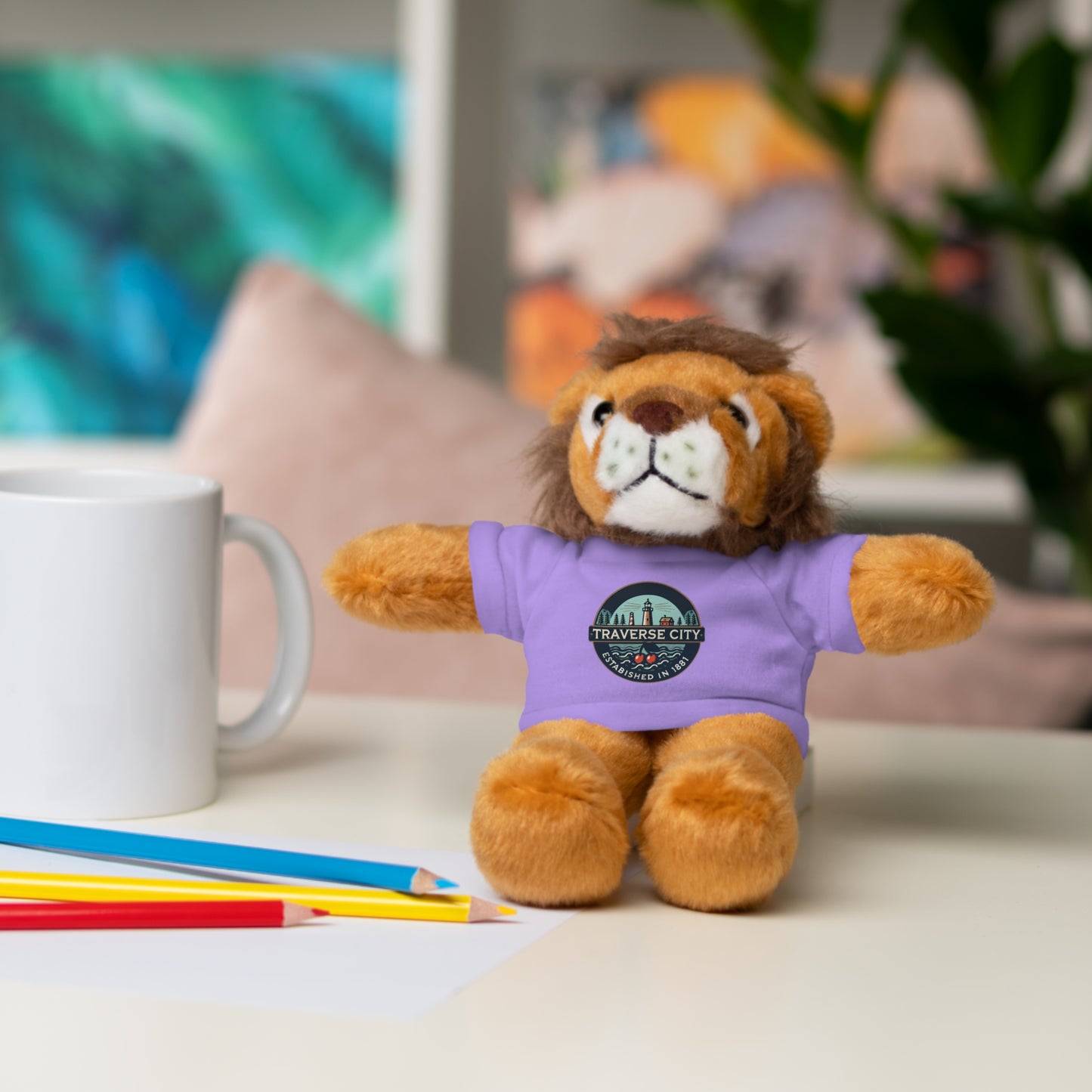 Vintage Traverse City Stuffed Animals with Tee
