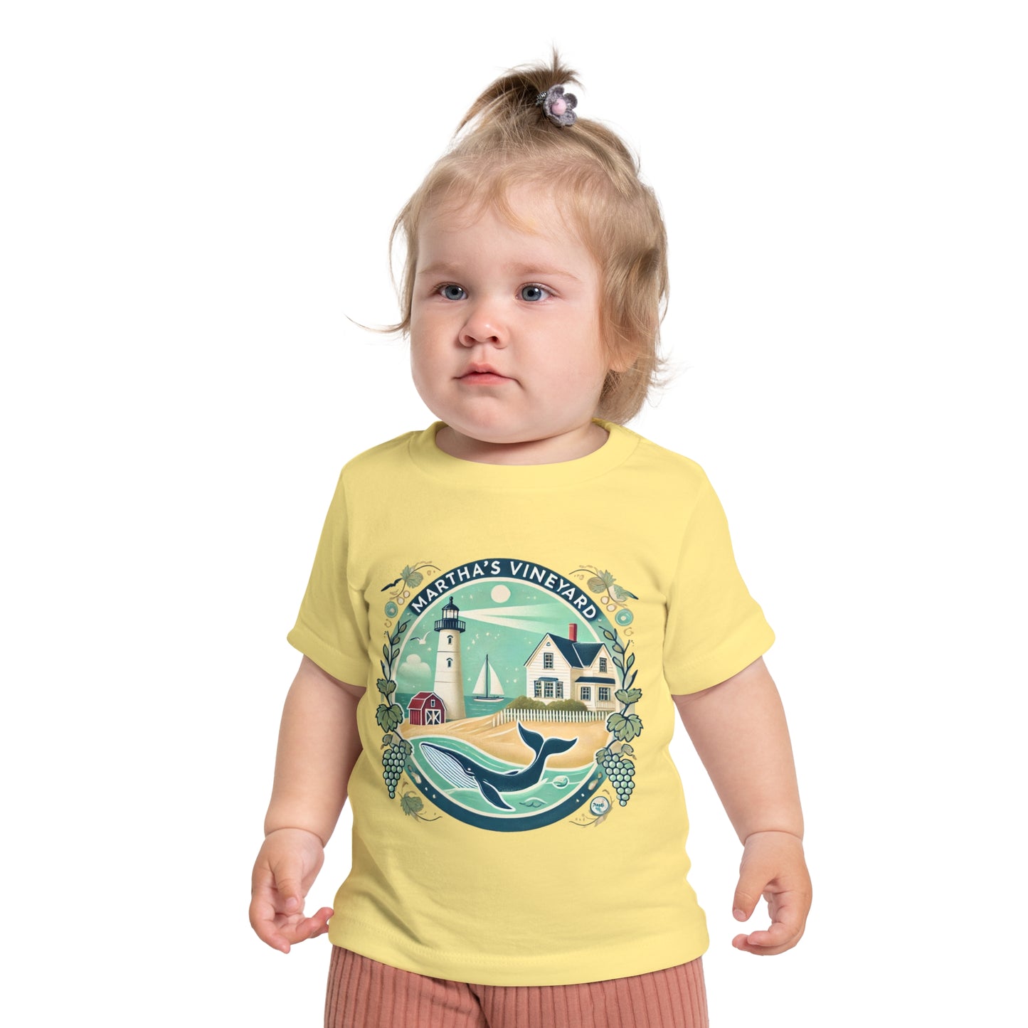 Vintage Martha's Vineyard Unisex Baby Short Sleeve T-Shirt