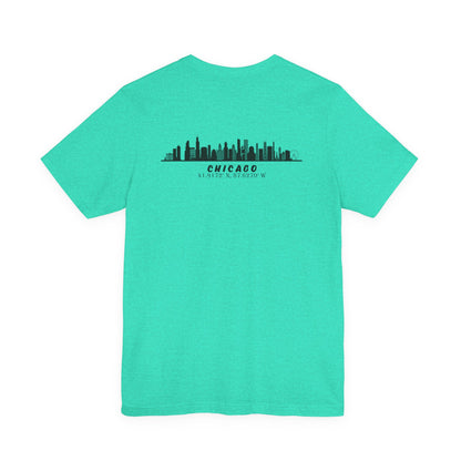 Latitudes Chicago Skyline Unisex Jersey Short Sleeve Tee