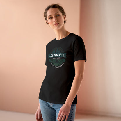 Vintage Lake Wawasee Women's Cotton Tee