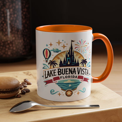 Adventurous Lake Buena Vista Accent Coffee Mug