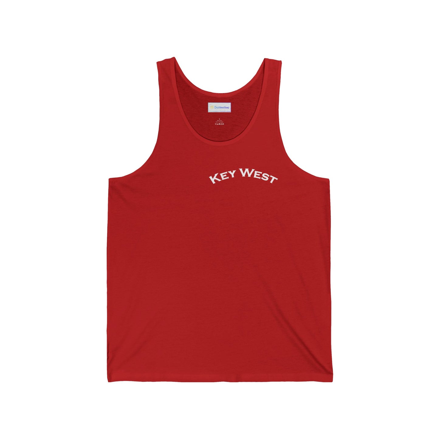 Vibrant Key West Unisex Jersey Tank
