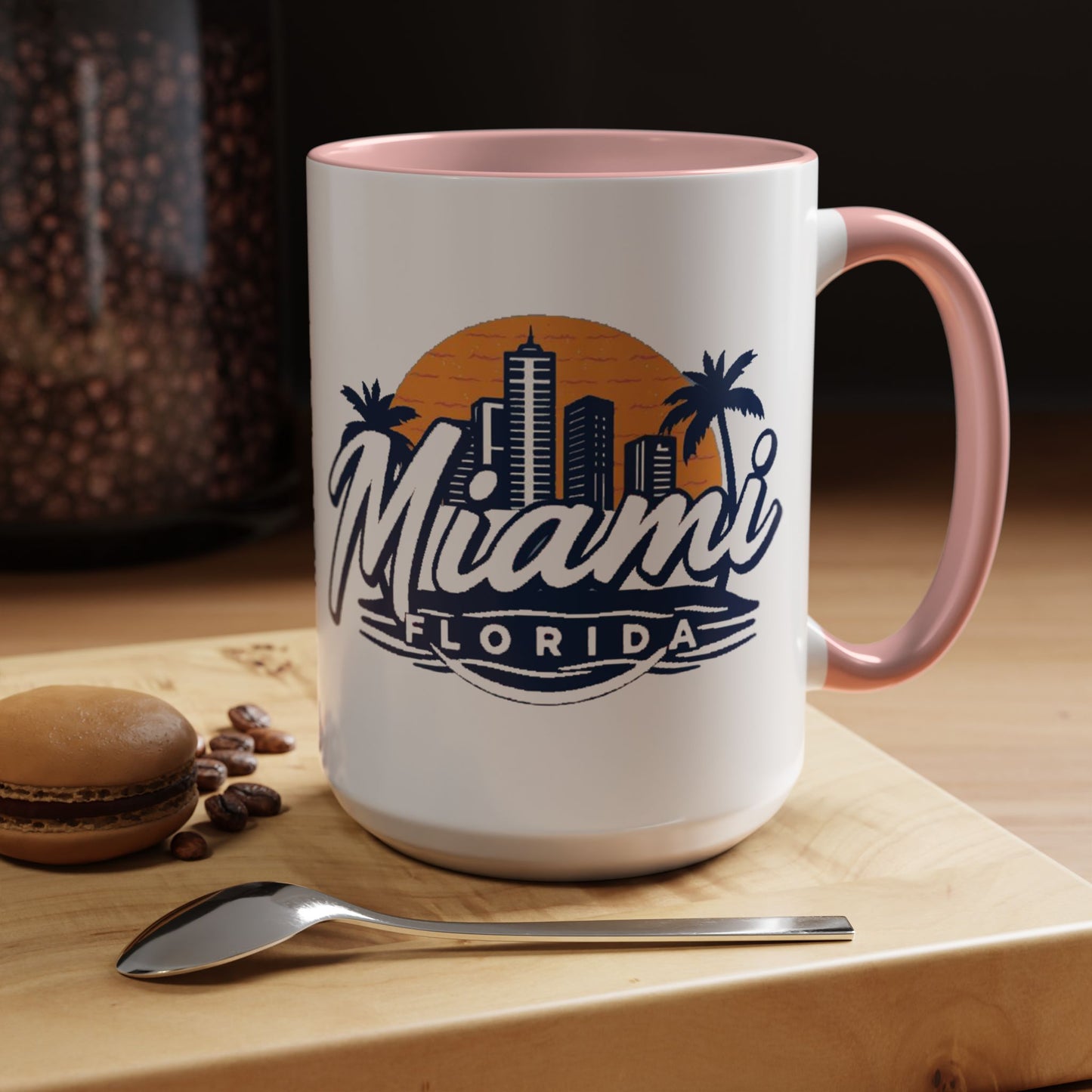 Retro Miami Accent Coffee Mug