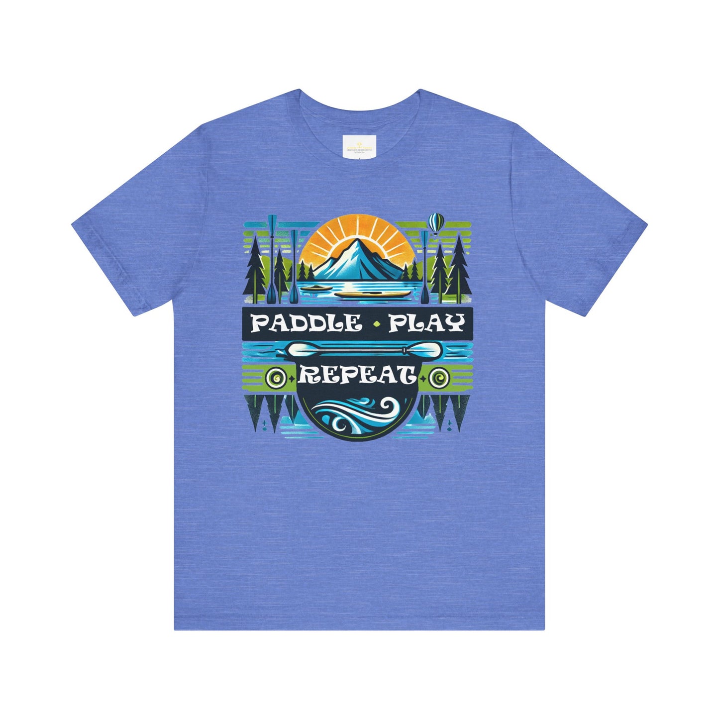 Paddle, Play, Repeat Short Sleeve Tee