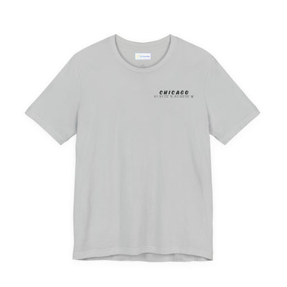 Latitudes Chicago Skyline Unisex Jersey Short Sleeve Tee
