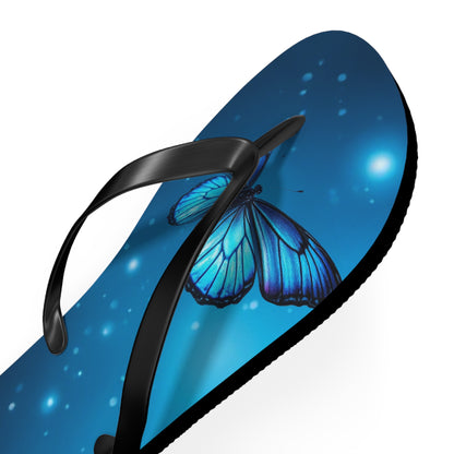 Mystical Butterfly Flip Flops