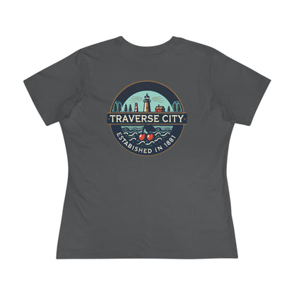 Vintage Traverse City Women's Cotton Tee