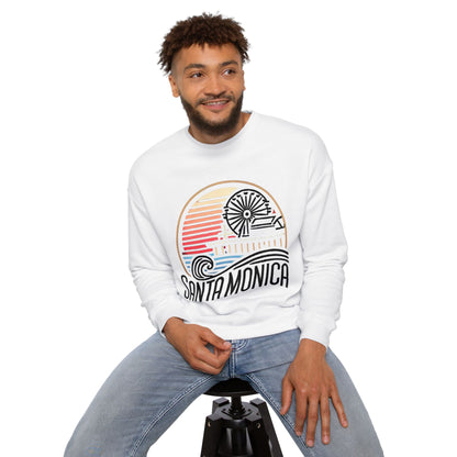 Vibrant Santa Monica Unisex Drop Shoulder Sweatshirt