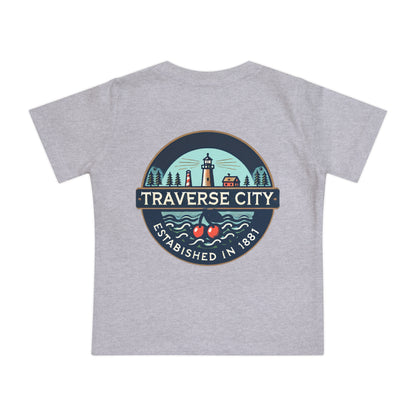 Vintage Traverse City Unisex Baby Short Sleeve T-Shirt