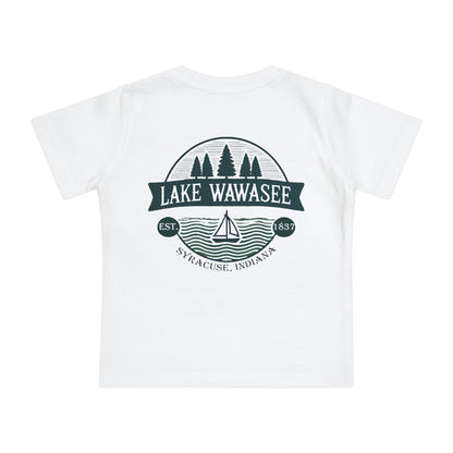 Vintage Lake Wawasee Unisex Baby Short Sleeve T-Shirt